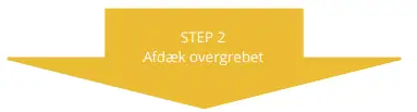 Step 2: Afd&aelig;k overgrebet